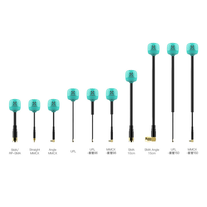 Foxeer Lollipop 4 Plus 5.8G 2.6dBi FPV Antenna - RHCP/LHCP SMA/MMCX/UFL Long Range Racing Drone (2PCS)