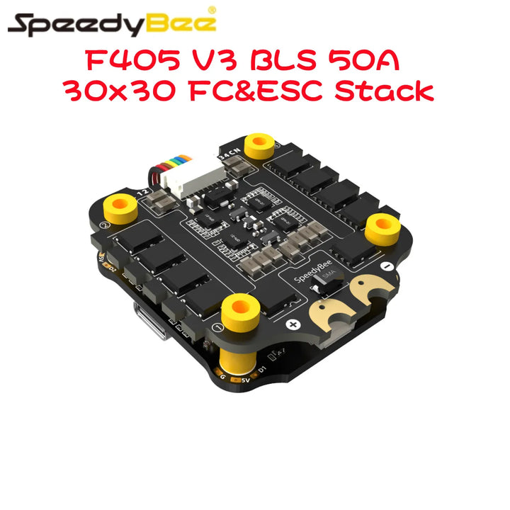 Speedybee F405 V3 50A Stack Fc Ecs Bmi270 30X30 Flight Controller Bls 4-In-1 Esc 3-6S Lipo For Rc Fpv Drone Runcam