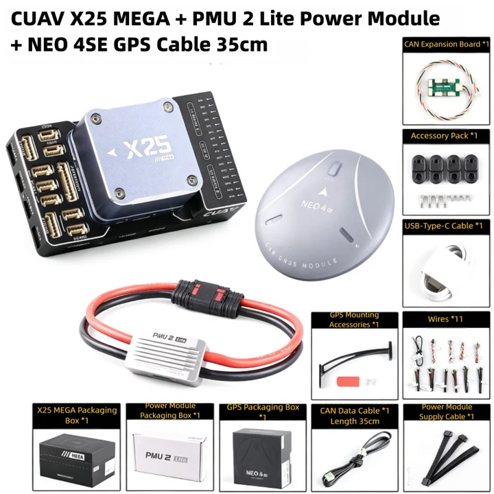 CUAV X25 MEGA Industrial ArduPilot/PX4 Flight Controller