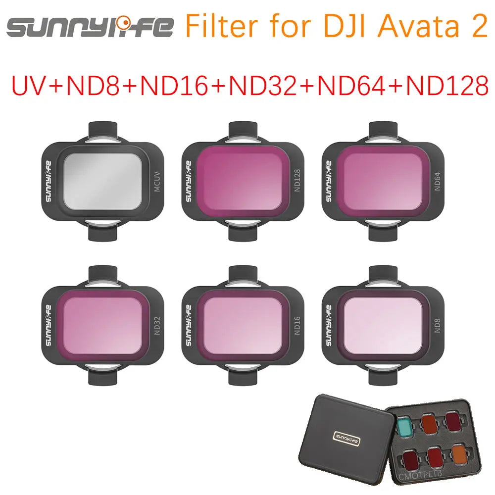 For DJI Avata 2 Propeller Guard Accessories Combo Gimbal Protector Motor Cover Lens Protection Cap Battery Protection Bracket