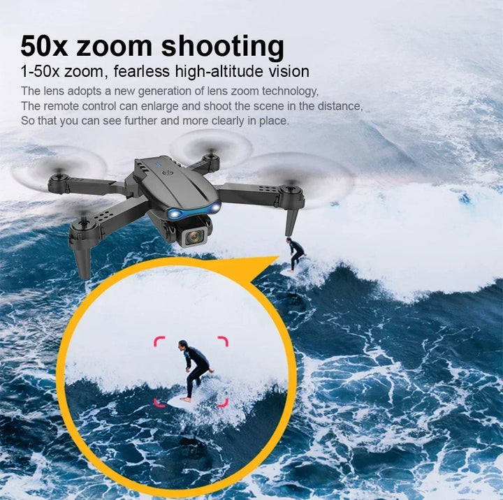 E99 Pro Drone Quadcopter Remote Control Handle Four Axis Aircraft HD 6K Photography UAV Altitude Fixation Helicopter Toys - Thedroneflight