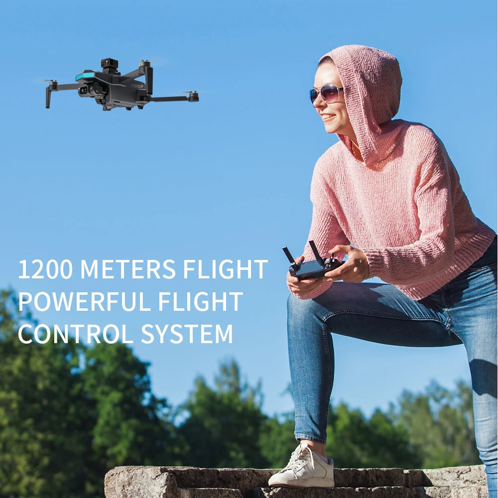 SG107 MAX2 Professional Drone with 4K Camera 2-Axis Gimbal GPS FPV Obstacle Avoidance Quadcopter Brushless Motor Dron vs KF102