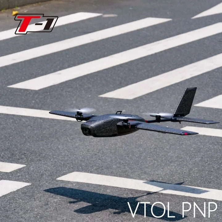 Heewing Assassin T-1 Vtol Vertical Takeoff Pnp With Flight Control Fpv Fixed Wing Y3 Vertical Takeoff And Landing Aircraft