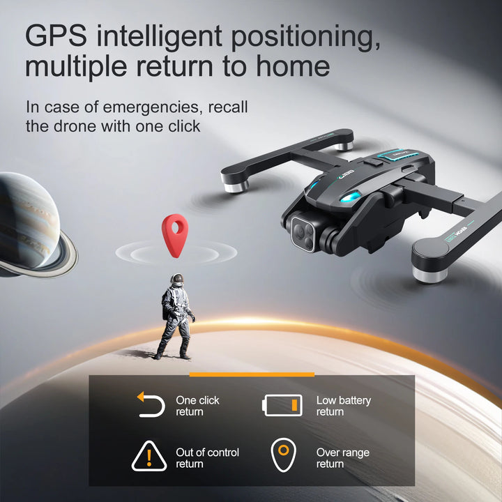 S188/RG700 GPS Professional Drone 4K HD Dual Camera Quadcopter Drone Optical Flow positioning 360° Obstacle Avoidance RC Toy