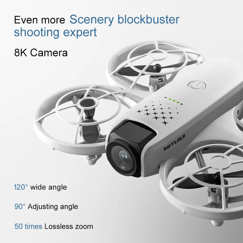 V53 GPS Drone - 8K HD 180° Dual Camera with 5G WiFi & Brushless Motor