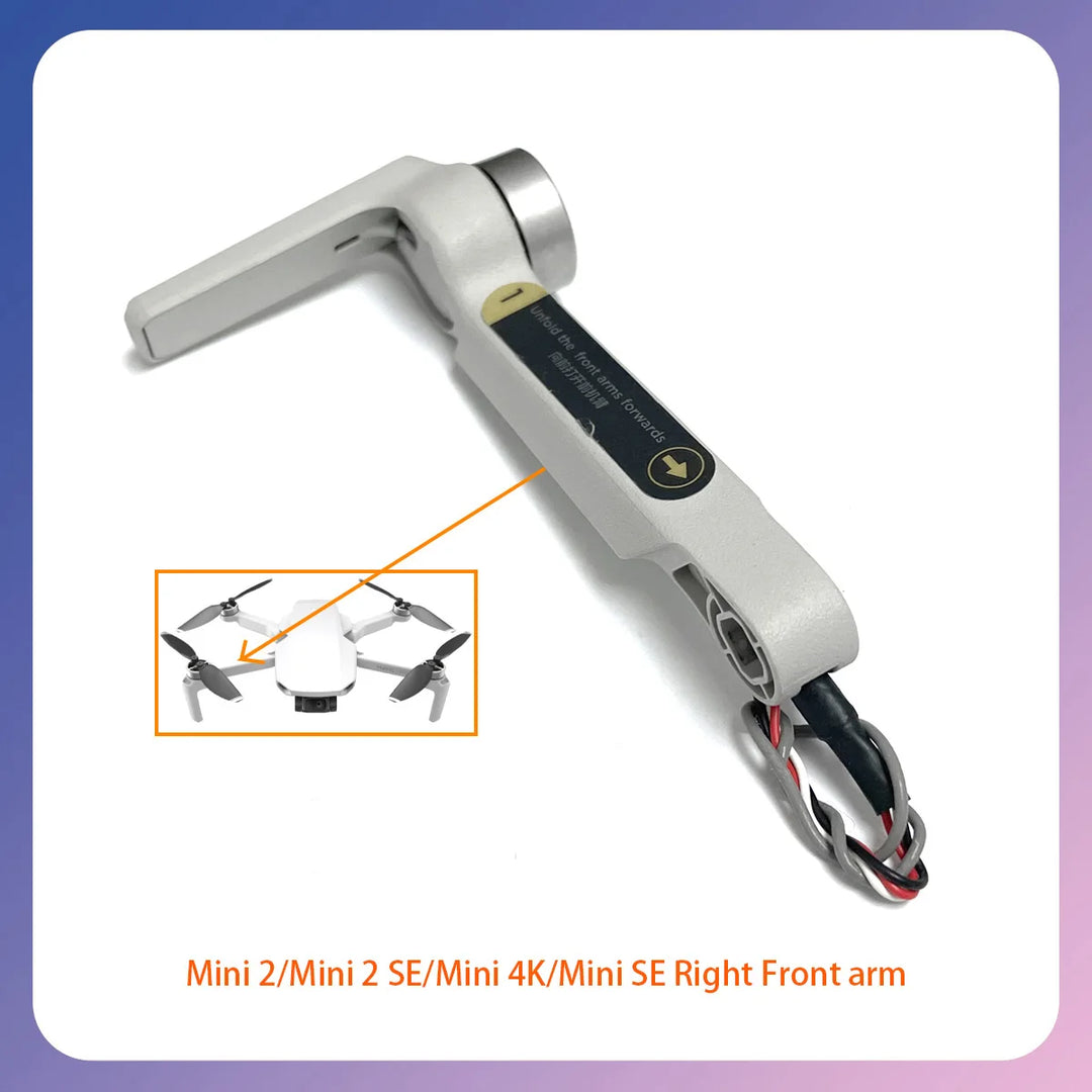 DJI Mini 4K Arm Rotation Repair Parts — Front / Rear, Left / Right, Full Set