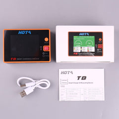 HOTA T8 Smart Balance Charger — 8S LiPo/LiHV/LiFe, 650W, 22A, Magnetic Port, Bilingual Display