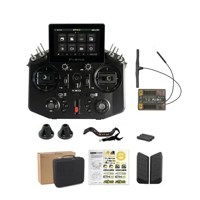 FrSky Tandem X20 / X20S RC Transmitter — Dual-Band 900M/2.4G, ETHOS, Hall Gimbals, 16/32CH, 50-100km TD Mode