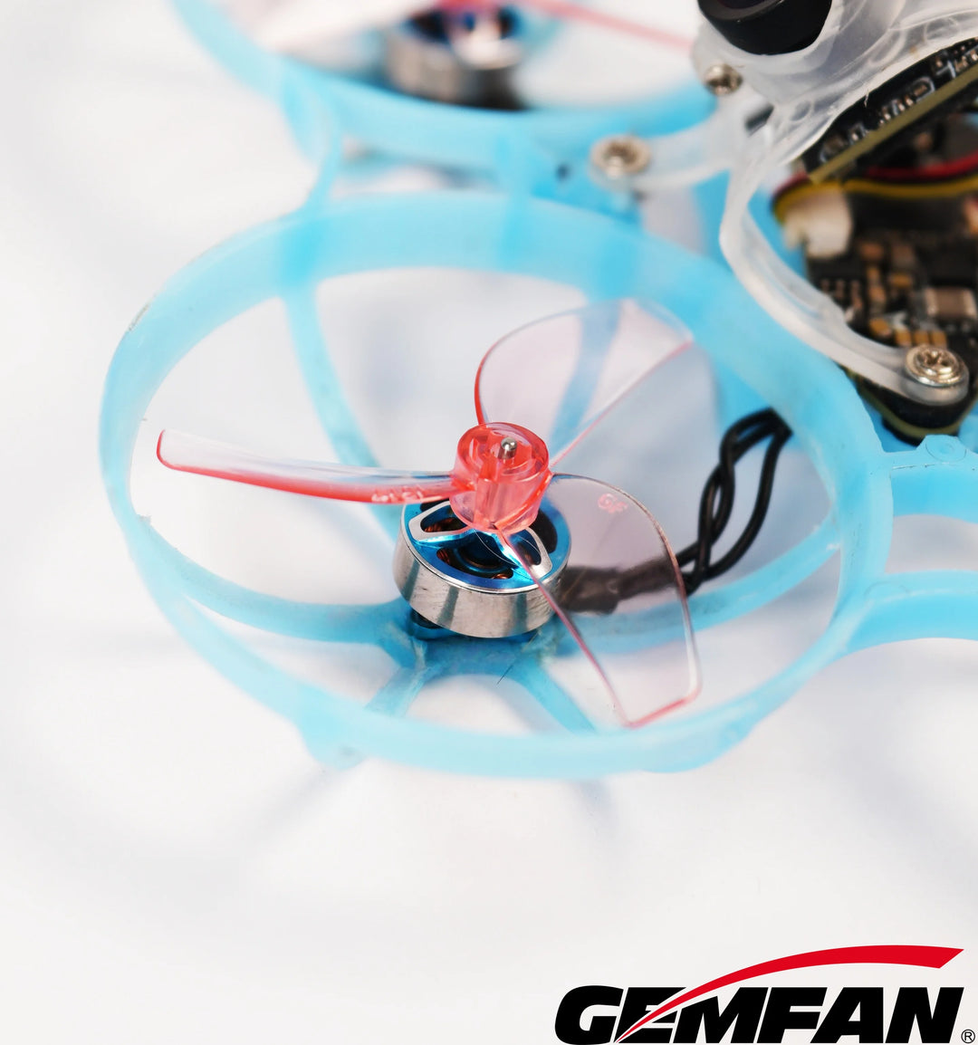 Gemfan 1614-3 40mm 3-Blade Micro Whoop Props 8 Pairs 1mm/1.5mm for 0802 Motors