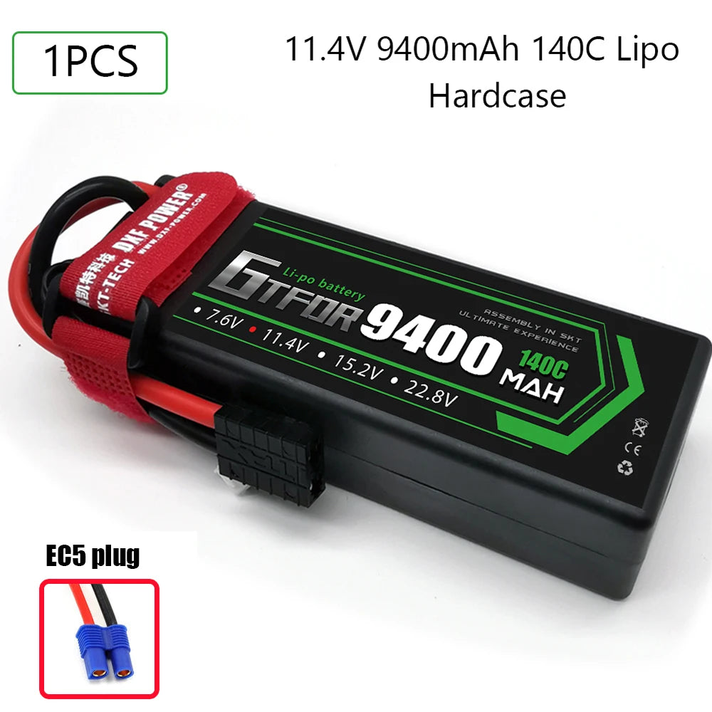 Batteries Lipo 7.6V 11.4V  7.4V 11.1V 15.2V 14.8V 22.2V 2S 3S 4S 6S 9400Mah 6300Mah 6500mAh 6200mAh 01000mAh 8400mAh 9200mAh Car
