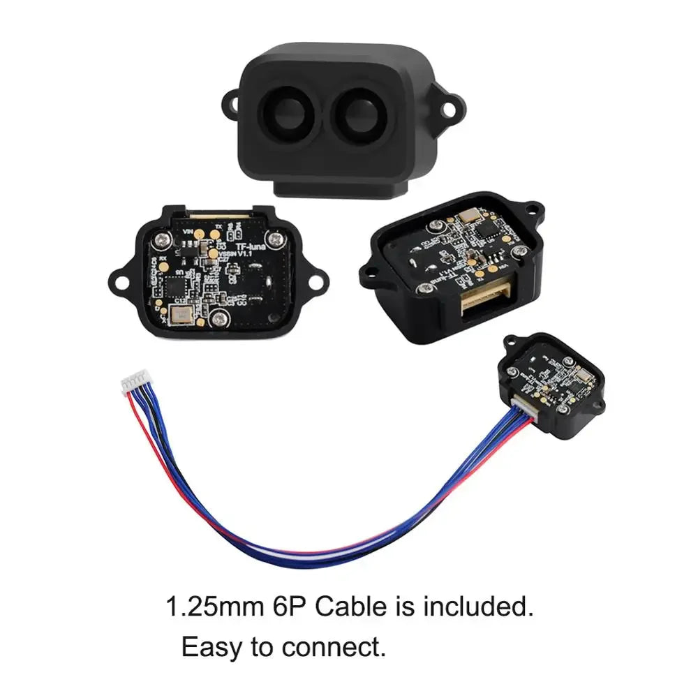 Benewake TF-Luna LiDAR Rangefinder — 0.2–8m, UART/I2C, 250Hz, VCSEL 850nm, for Pixhawk, ArduPilot & Arduino UAV