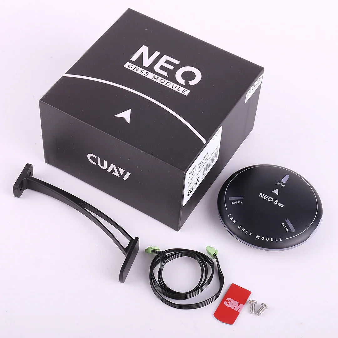 CUAV NEO 3 Pro GNSS Module — u-blox M9N, 0.7m Accuracy, 4-Constellation, UAVCAN, Industrial Compass, PX4 & ArduPilot