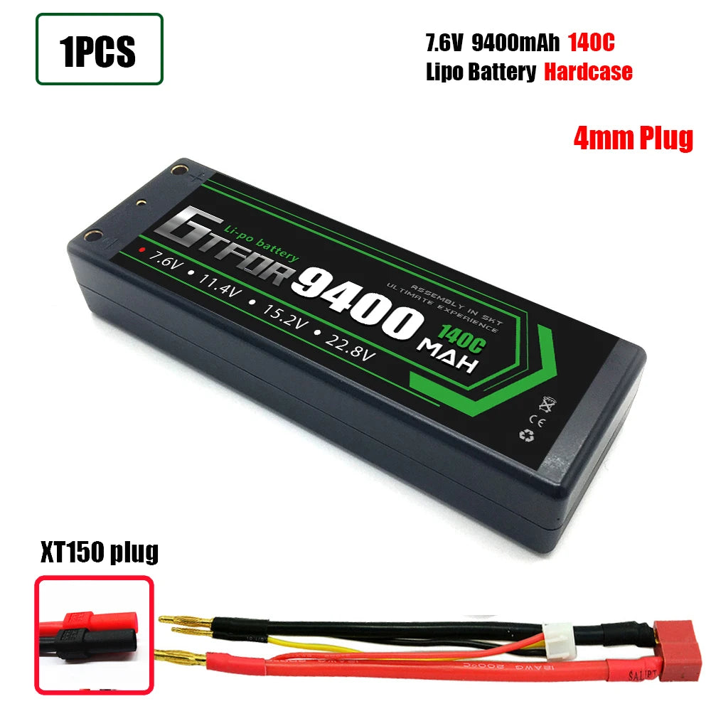 Batteries Lipo 7.6V 11.4V  7.4V 11.1V 15.2V 14.8V 22.2V 2S 3S 4S 6S 9400Mah 6300Mah 6500mAh 6200mAh 01000mAh 8400mAh 9200mAh Car