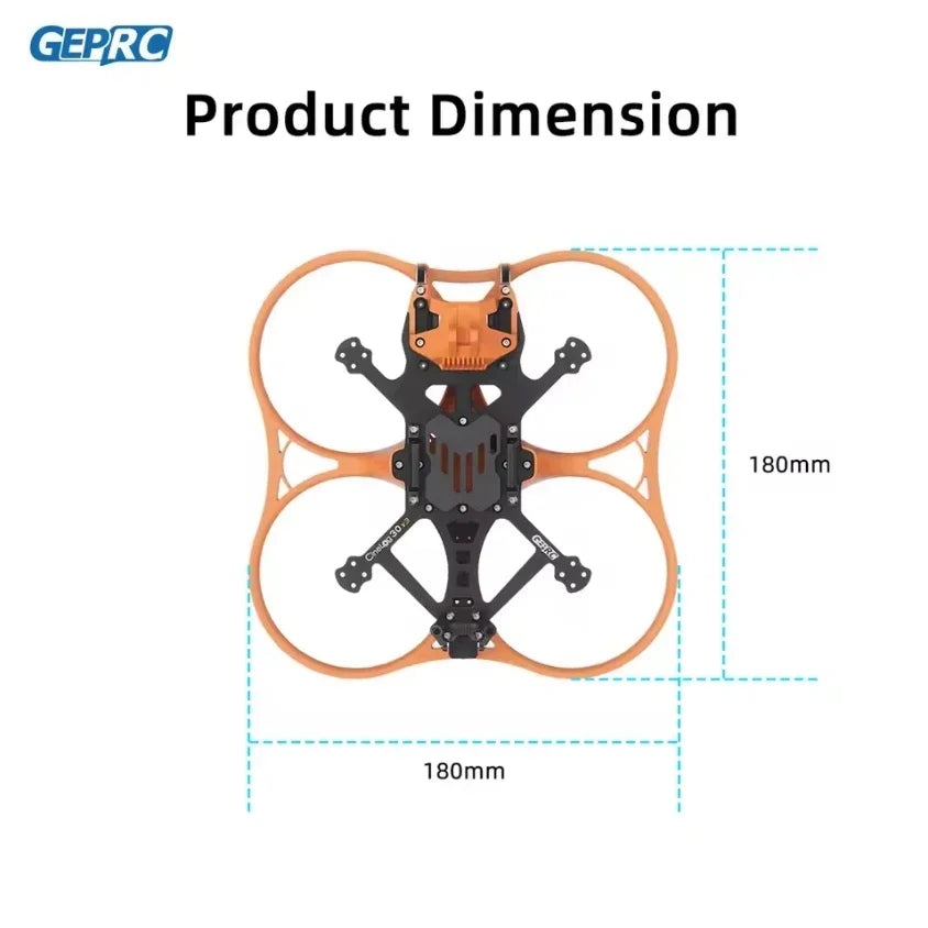 GEPRC Cinelog30 GEP-CL30 V3 Frame Kit 3-inch For FPV Racing Drone Parts Compatibility Installation O4 Air Unit PRO
