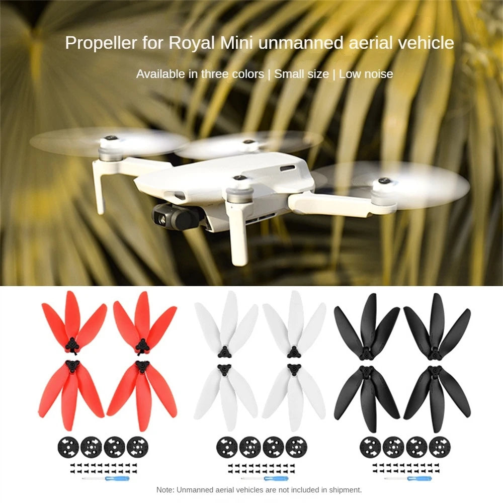 Wing Blade Low Noise Motor Cover Design Lightness Mini2 Drone Accessories Propeller Small Durable For Dji Propeller Blade