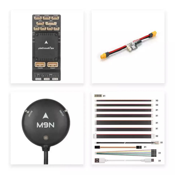 Holybro Pixhawk 5X Flight Controller — STM32F765, FMU v5X, PX4 & ArduPilot, Standard & Mini Baseboard, M9N/M10 GPS Bundles