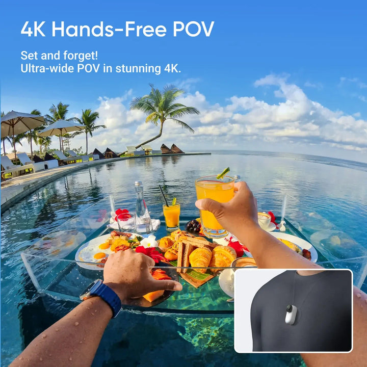 Insta360 GO 3S 128GB 4K Action Camera - Refurbished