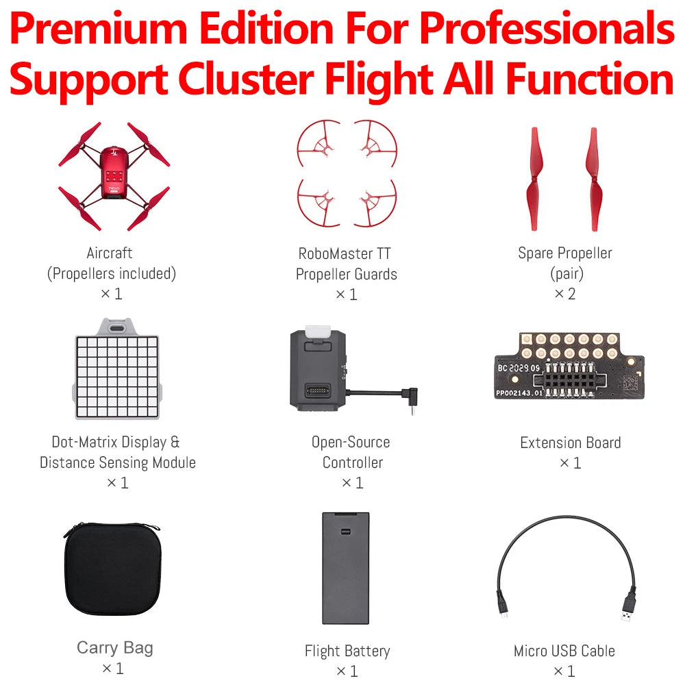 Original DJI RoboMaster TT Tello Talent RC Programmable Drone Quadcopter WIFI Remote Control Toy Teaching Copter DIY SDK Develop