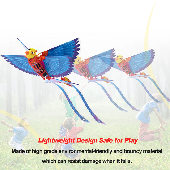 Go Go Bird Remote Control Flying Toy Mini RC Helicopter Drone-Tech Toys Smart Bionic Flapping Wings Flying Birds for Kids Adults