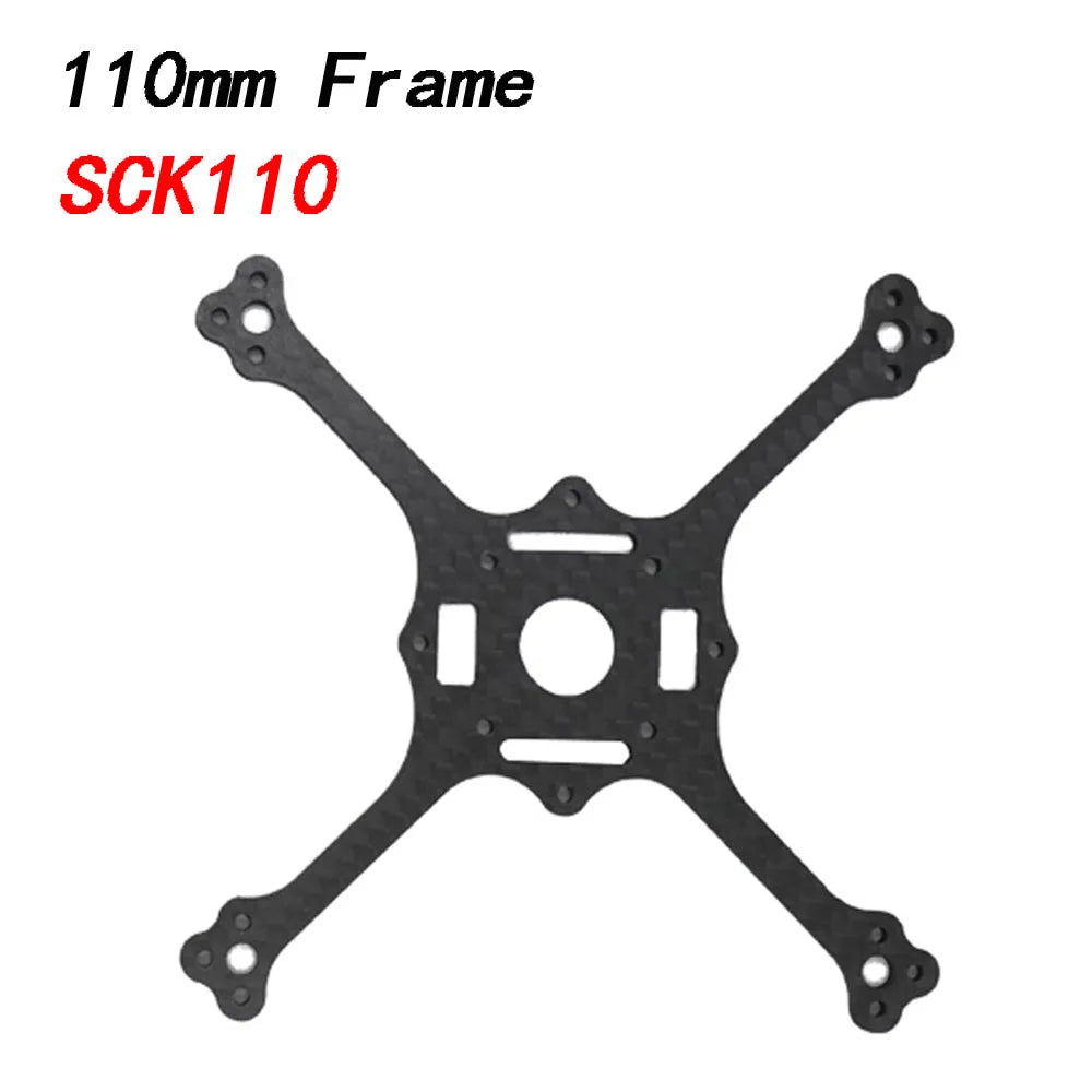 RC Micro Drone FPV Frame Kit 75mm 80mm 110mm Wheelbase For MINI RC FPV Freestyle Tiny Whoop Racing Drone Quadcopter DIY Parts