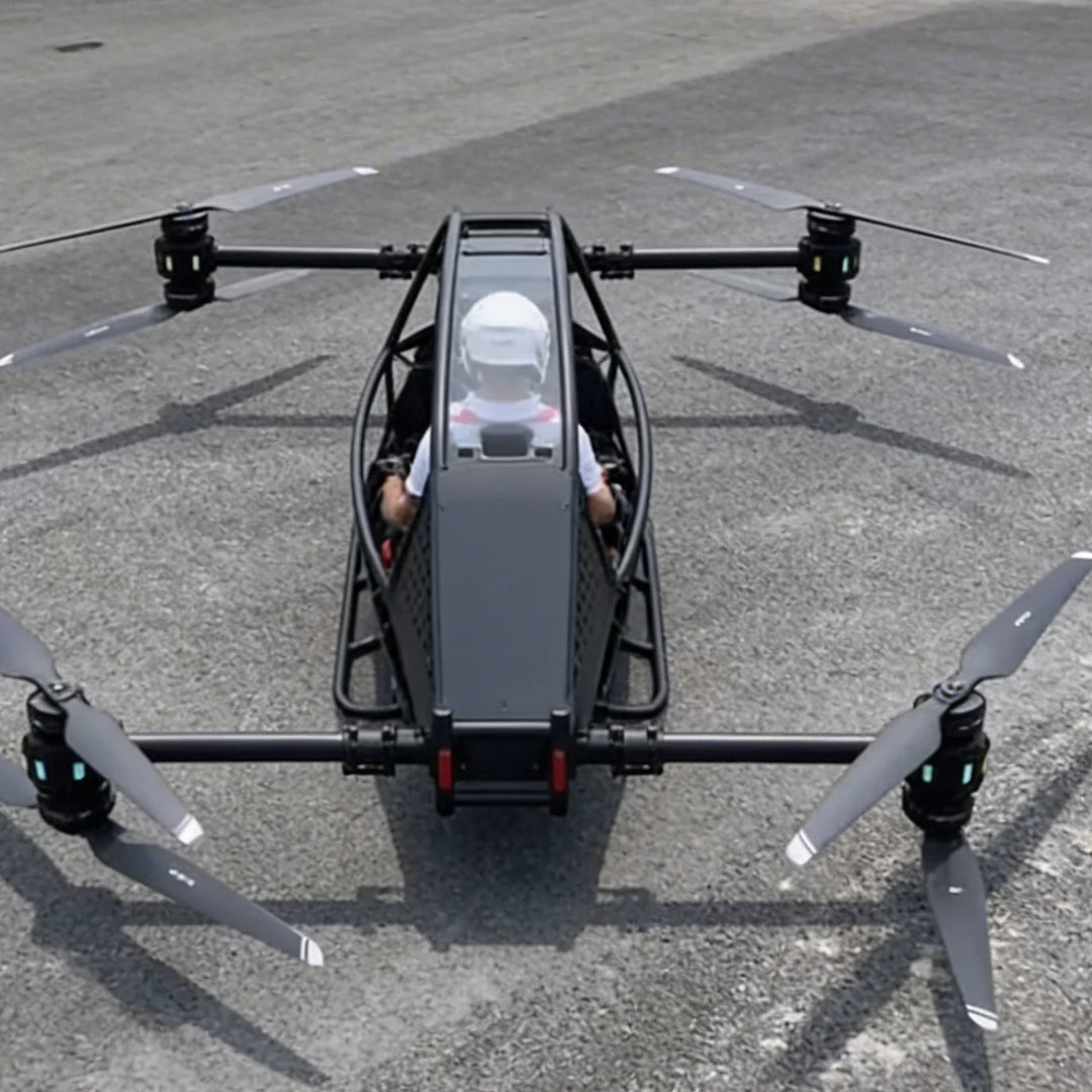 SHUIMAN JINSHAN CY-KT01 eVTOL Manned Aircraft — Single-Seat, 30-Min Flight, 120kg Payload, 23kW, Aviation Aluminum & Carbon Fiber