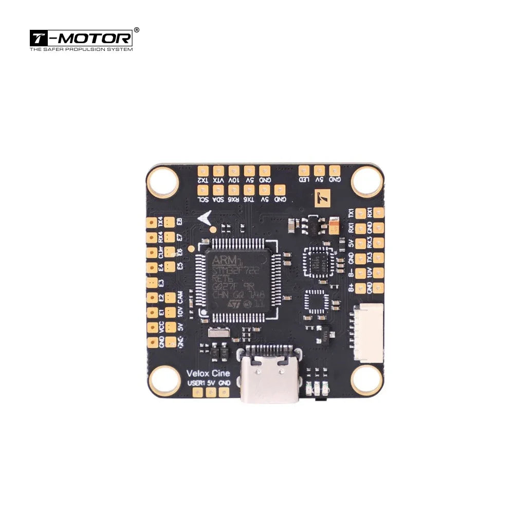 T-MOTOR Stack Velox CINE F7+V50A SE  4-in-1 ESC MCU: STM32F722