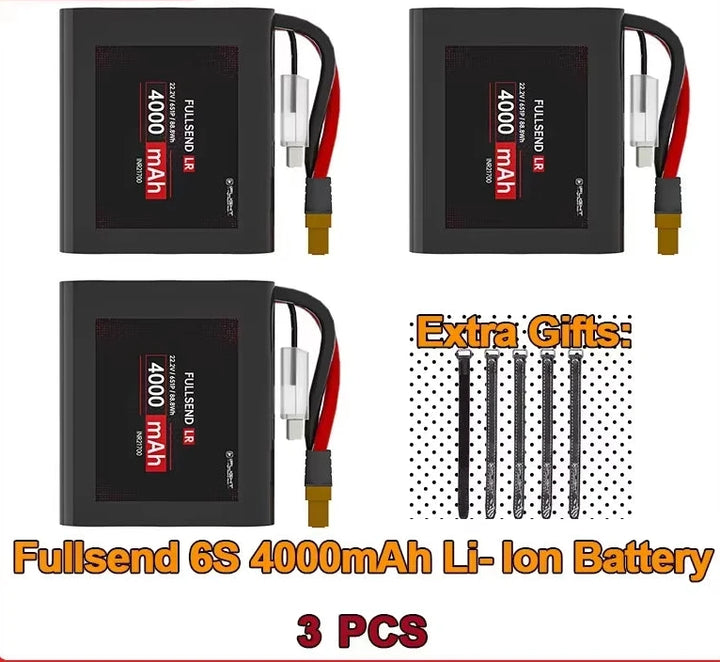 iFlight Fullsend LR 6S 4000mAh Low Multiplier Range Long Range Li-Ion Battery for Chimera7 Pro V2 Chimera9 ECO F6 BOB57