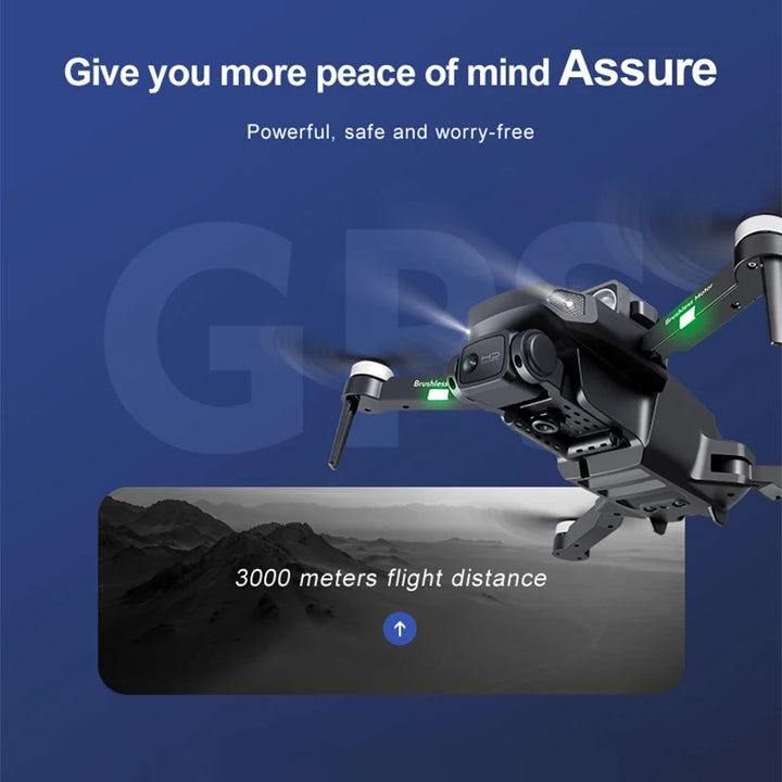 2024 NEW RG101 Pro GPS Drone 6K Professional HD Dual Camera FPV 3KM Aerial Photography Brushless Foldable Quadcopter Boy Toys