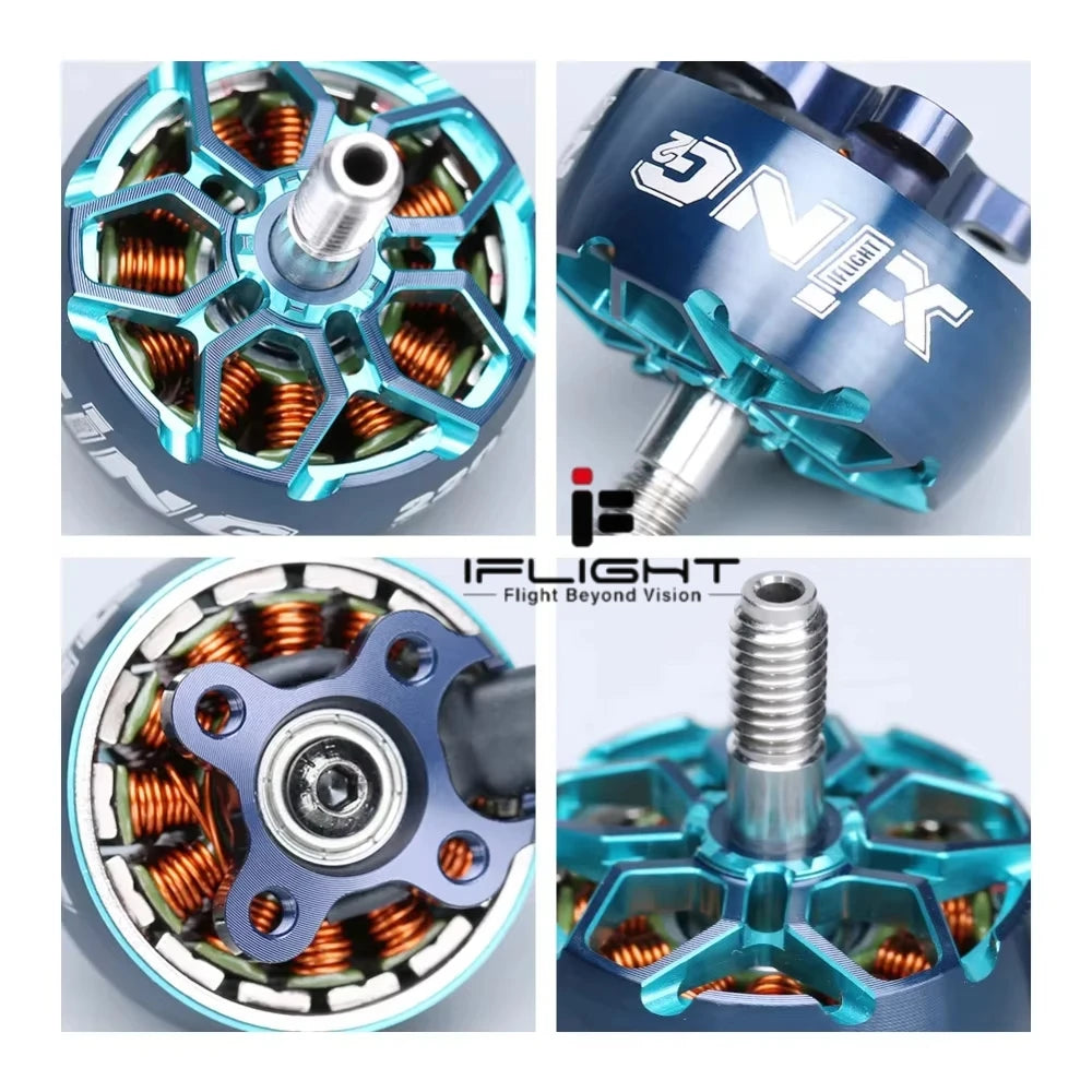 iFlight XING2 XING V2 2207 / 2306 1755 / 1855 / 2555 / 2755KV 4-6S Brushless FPV Motor with 5mm Shaft for RC FPV Drones