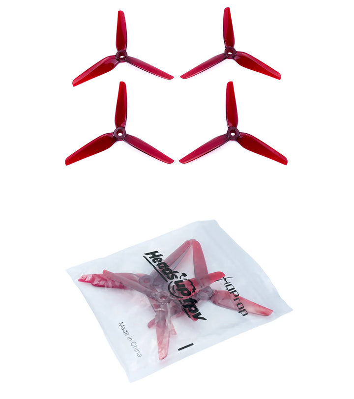 HQProp 5.1X3.8X3cm 5inch Red 3 Blade Propeller for Manta 5 Pro FPV Drone FPV Quadcopter Drone Accessories Parts