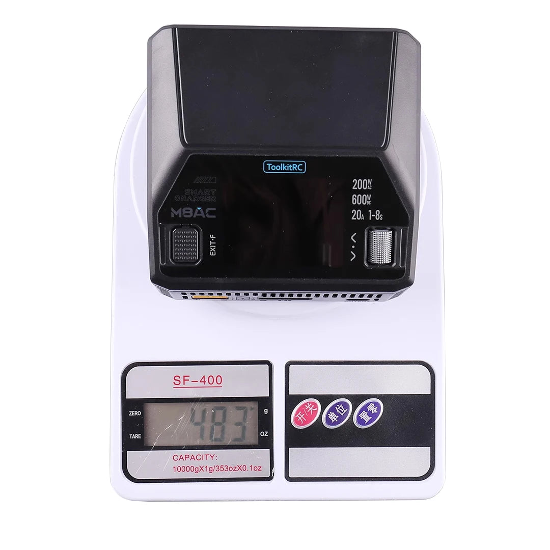 ToolkitRC M8AC 600W 20A Smart Battery Charger
