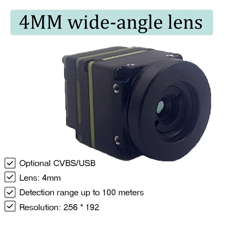 FPV UAV Infrared Thermal Imager Lens - HD 50FPS 256/384/640 Resolution CVBS/USB Interface