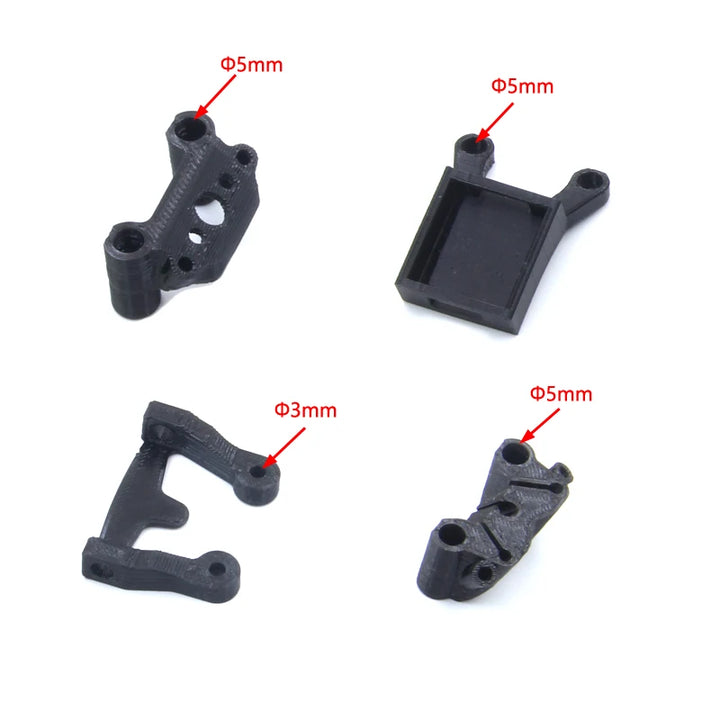 3D Printed BN-220 GPS Module Mount — TPU Holder, T-Mount, SMA Mount, Antenna Bracket for FPV Drone Mark5 Frame, Beitian BN-220 (22×20mm)