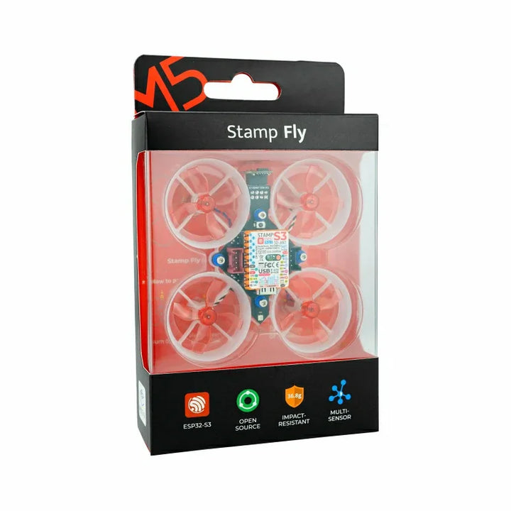 M5STACK Stamp Fly Programmable Open-source Quadcopter Development Board Kit M5StampS3 main controller