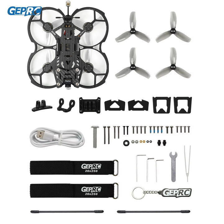 GEPRC CineLog35 V2 HD Wasp FPV Drone GPS Runcam Wasp Camera SPEEDX2 2105.5 Motor 7075 Aluminum RC FPV Quadcopter Freestyle Drone