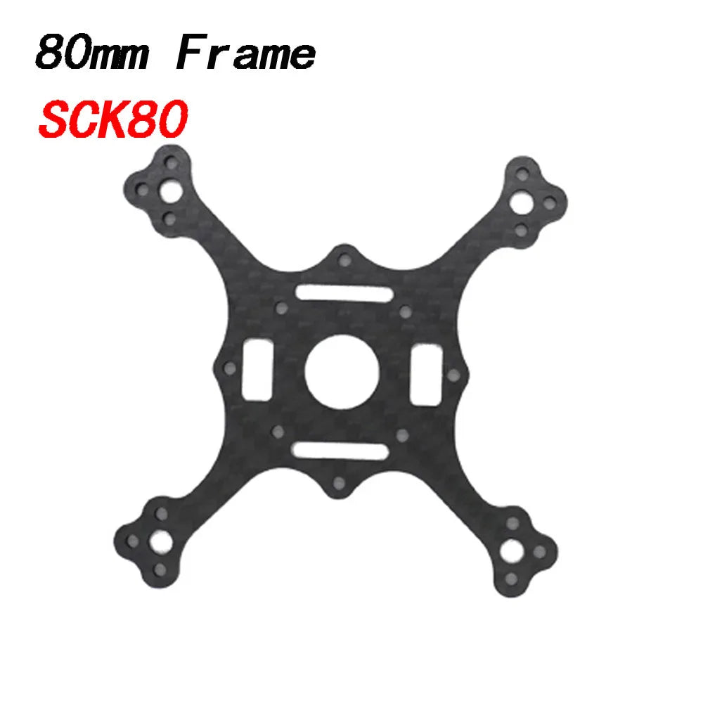 RC Micro Drone FPV Frame Kit 75mm 80mm 110mm Wheelbase For MINI RC FPV Freestyle Tiny Whoop Racing Drone Quadcopter DIY Parts