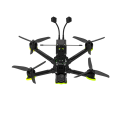 iFlight Nazgul DC5 ECO, top view showing camera and twin rear antennas
