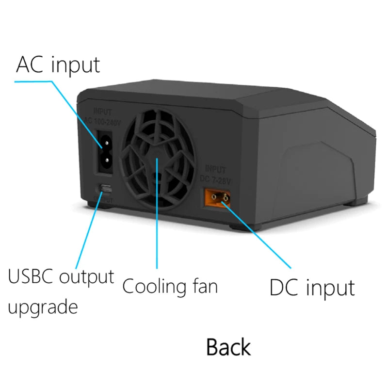 ToolkitRC M6DAC V2 Dual-Channel Smart Charger — 400W/CH, 700W Sync, 16A, 1–6S LiPo/LiHV, 65W USB-C PD, AC/DC, CE/RoHS/FCC