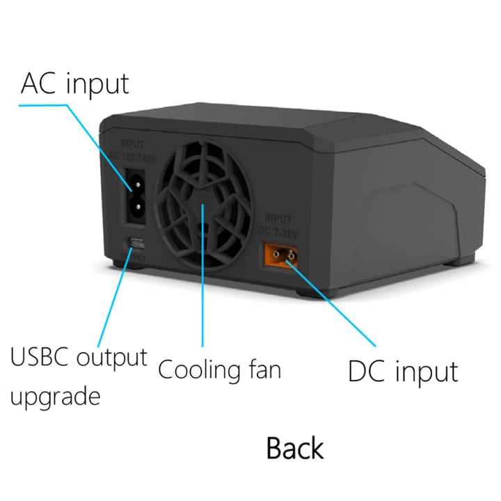 ToolkitRC M6DAC V2 Dual-Channel Smart Charger — 400W/CH, 700W Sync, 16A, 1–6S LiPo/LiHV, 65W USB-C PD, AC/DC, CE/RoHS/FCC