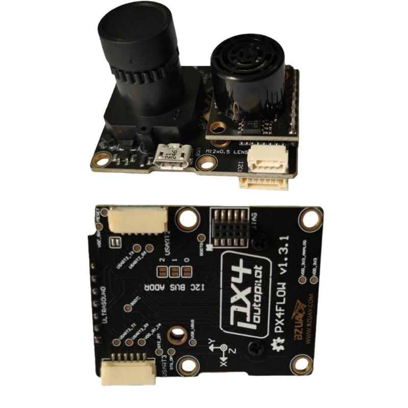 PX4FLOW V1.3.1 Optical Flow Smart Camera — STM32F405, MT9V034, L3GD20 Gyro, 250Hz, for Pixhawk & PX4 UAV