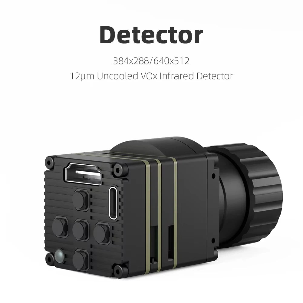 384x288 Infrared Thermal Camera - LWIR HDMI USB UVC Uncooled Industrial Thermal Imager 9.1mm Lens