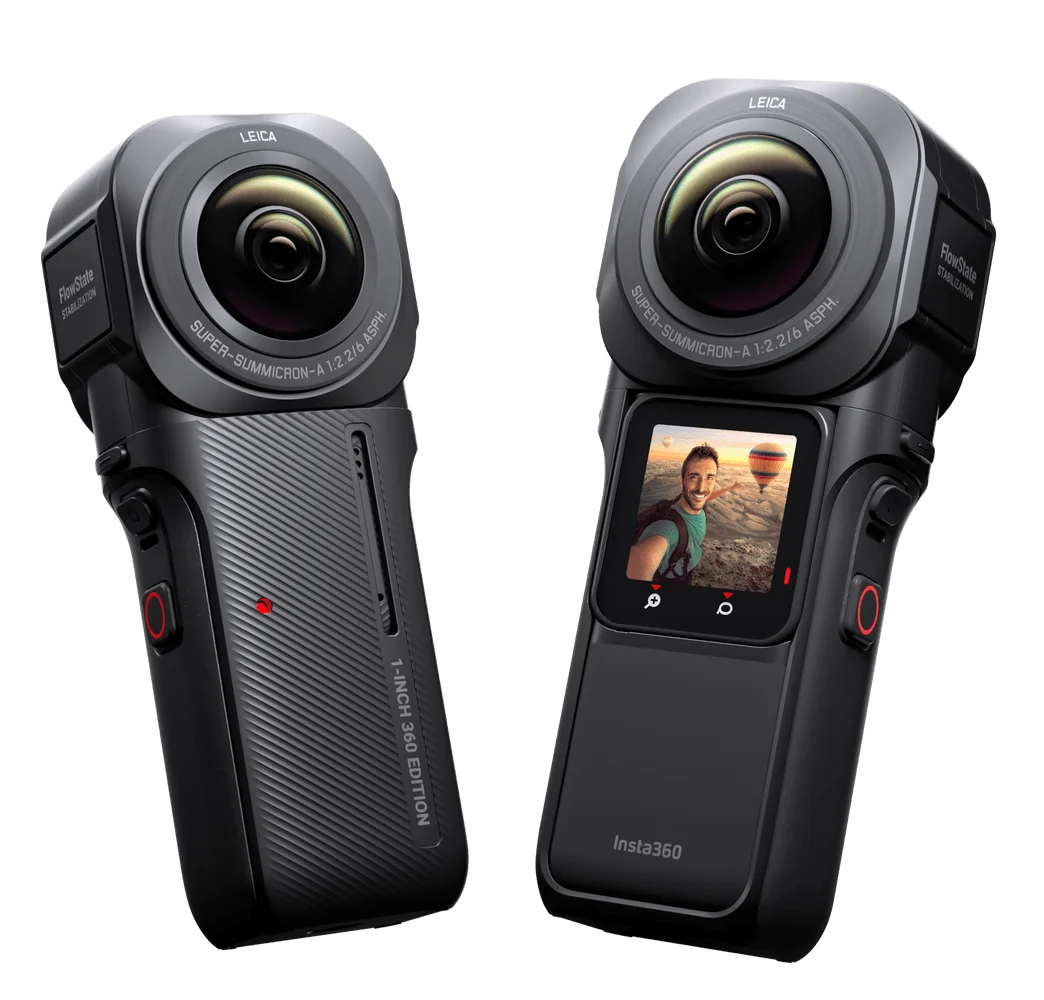 Insta360 ONE RS 1-Inch 360 Edition — 6K 360°, Dual 1" Sensors, 48MP, FlowState, Night Shot, 5m Waterproof, 1445mAh, microSD 512GB