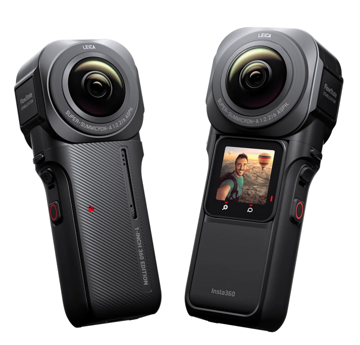 Insta360 ONE RS 1-Inch 360 Edition — 6K 360°, Dual 1" Sensors, 48MP, FlowState, Night Shot, 5m Waterproof, 1445mAh, microSD 512GB