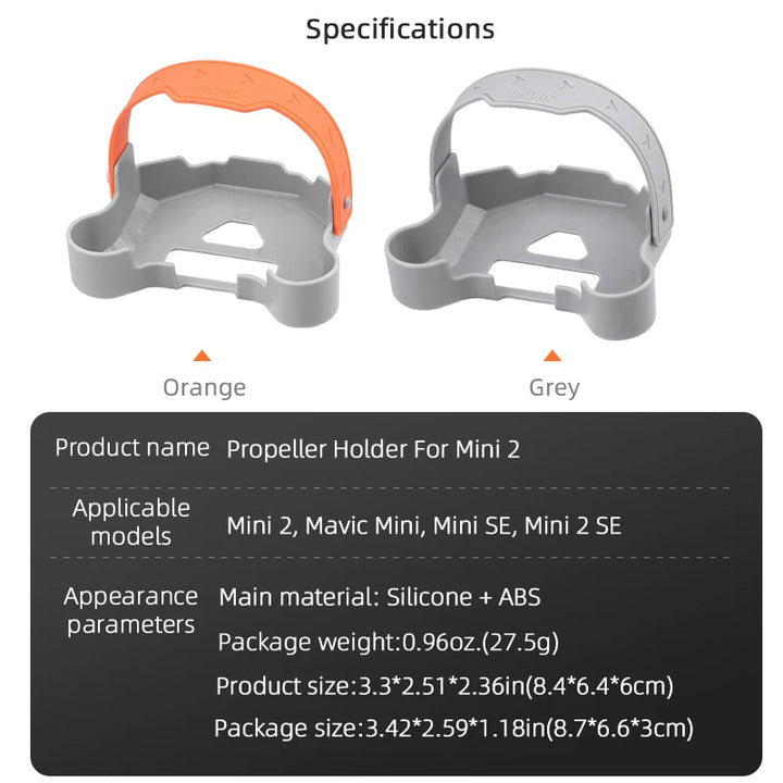 BRDRC Propeller Holder For DJI Mini 4K/Mini 2 SE Drone Stabilizer Bracket Protective Belt Fixing Mount Drone Accessories