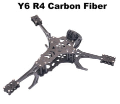 Y6R4 4" Carbon Fiber FPV Drone Frame Kit - 195mm Racing Freestyle