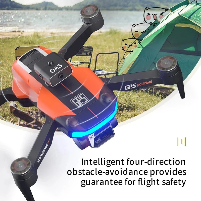 JJRC X26 4K GPS Camera Drone with Obstacle Avoidance, Dual HD Cameras, Brushless Motors, Intelligent Follow, and 20-Min Flight Time