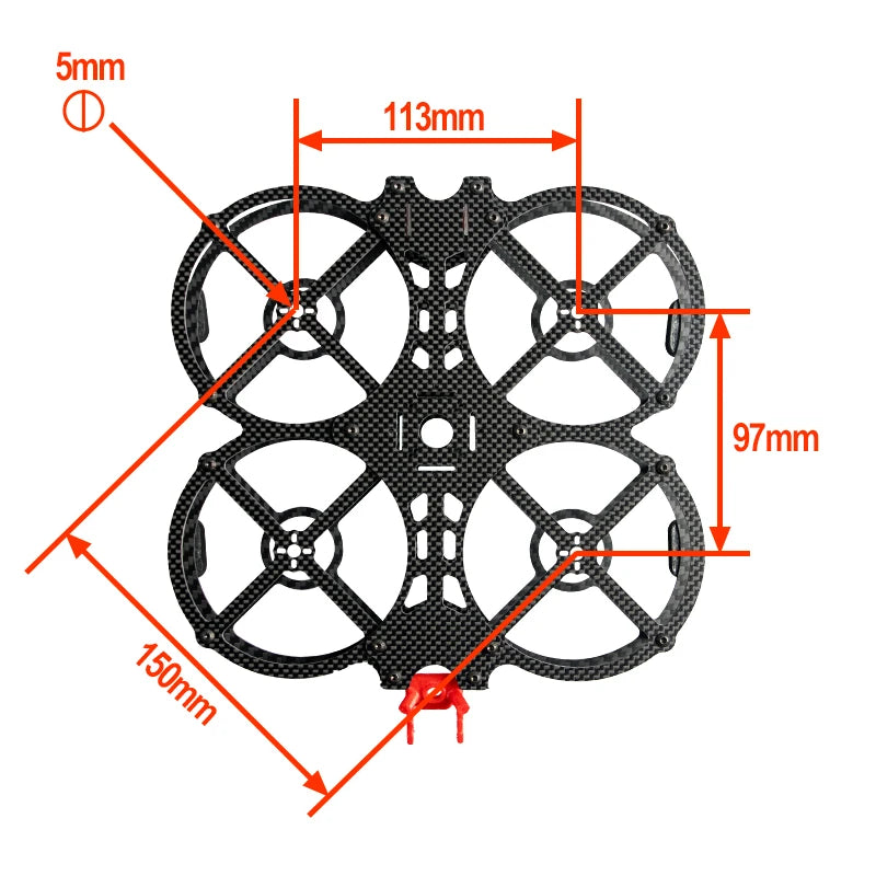 3.5-inch circle machine drone accessories remote control aircraft parts
