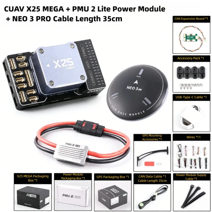 CUAV X25 MEGA Industrial ArduPilot/PX4 Flight Controller