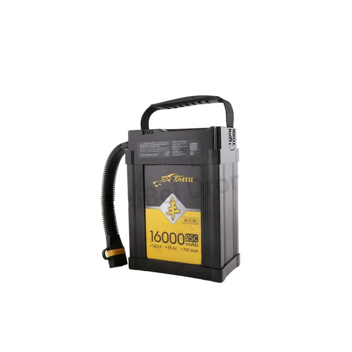 TATTU 12S LiPo Battery — 16000mAh / 22000mAh, 44.4V / 45.6V HV, 25C, AS150U, UAV