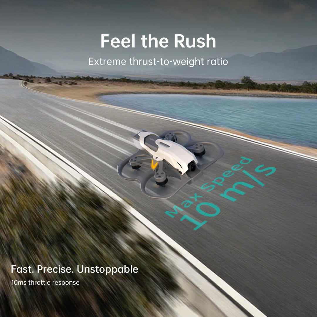 CADDX Protos FPV Drone RTF Kit 2.4G ELRS Receiver 5.8G  1080P FPV Goggles HD Ascent Lite VTX Ultra Low Latency Transmission